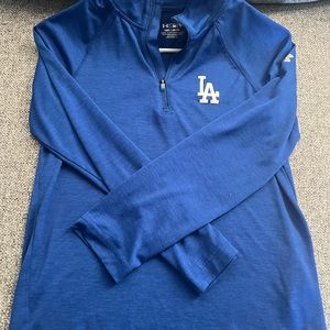 Boys Under Armour LA Dodgers pullover